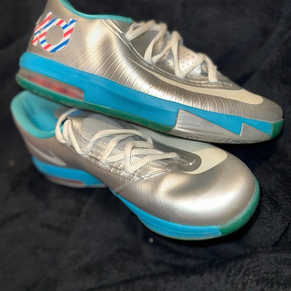 Nike KD 6 BARBER Unisex Kids Youth Size 7Y Kevin Durant - Picture 6 of 16